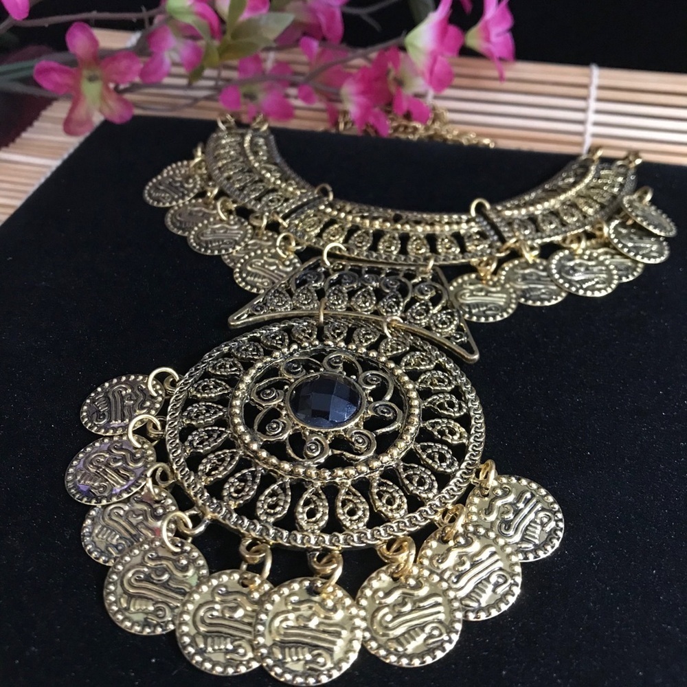 NEW Gold boho chain necklace - Picture 7 of 7